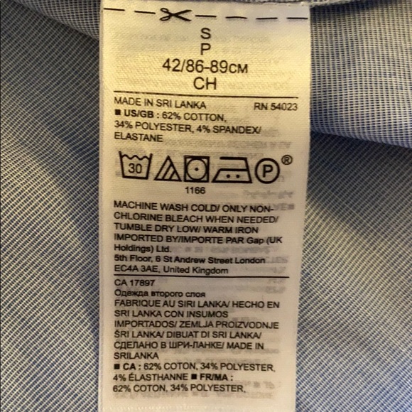 Banana Republic short sleeved tunic in sky blue - Picture 6 of 6